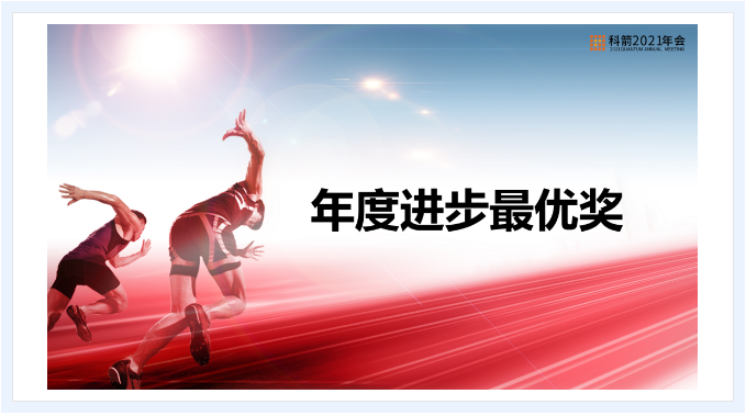 科箭年度進步最優獎